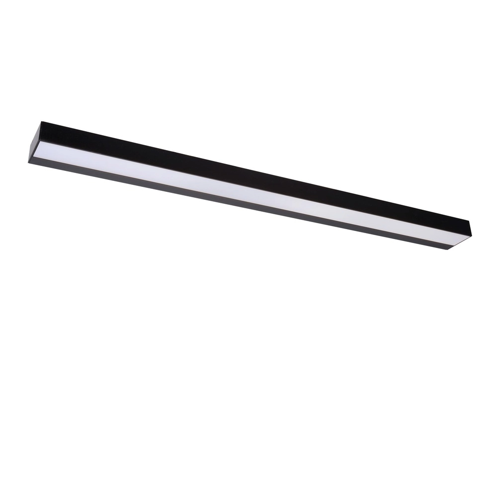 Badkamer wandlamp Alexa 90cm zwart - IP44 - 13W