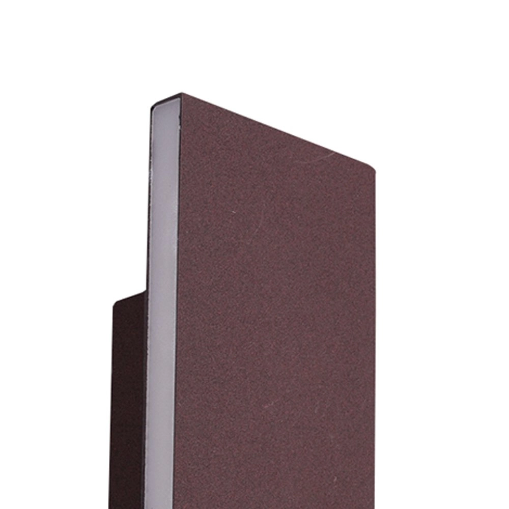 Roestbruine wandlamp Concha 58cm bruin Trio 4017807404517