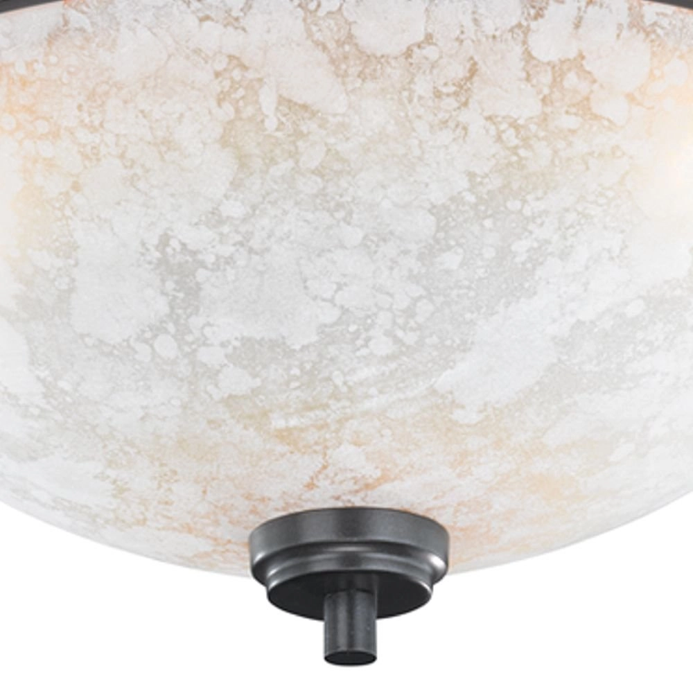 Plafondlamp Antiek Series 6081 42cm bronsbruin Trio 4017807211788