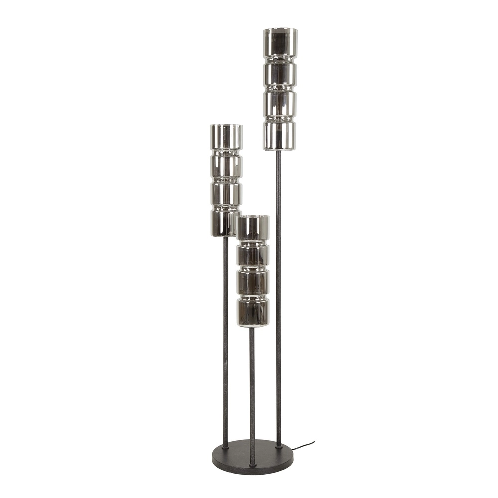 Cilinder vloerlamp Cylinder 105cm - zwart Lyora 8716803511958