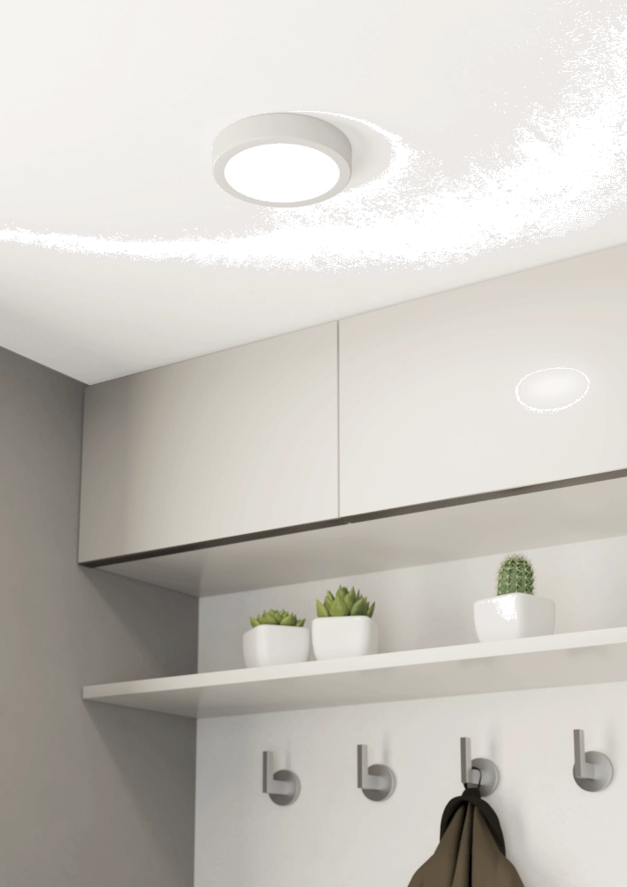 Badkamer lamp Fueva 5 IP44 - Wit - Ø 16cm Eglo 9008606245222