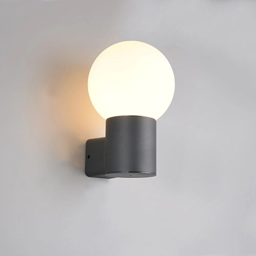 Bol wandlamp Mures antraciet