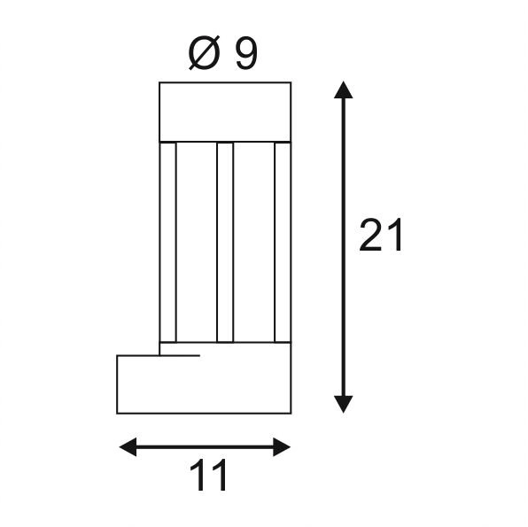 Design buitenlamp Slots Wall roestbruin SLV 4024163150873