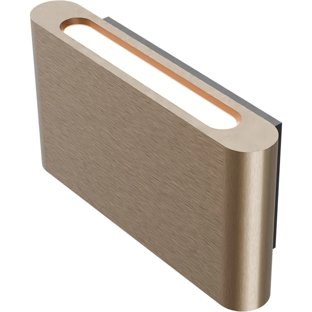 Moderne wandspot Atina 20cm koper brons Masterlight 8718121384962