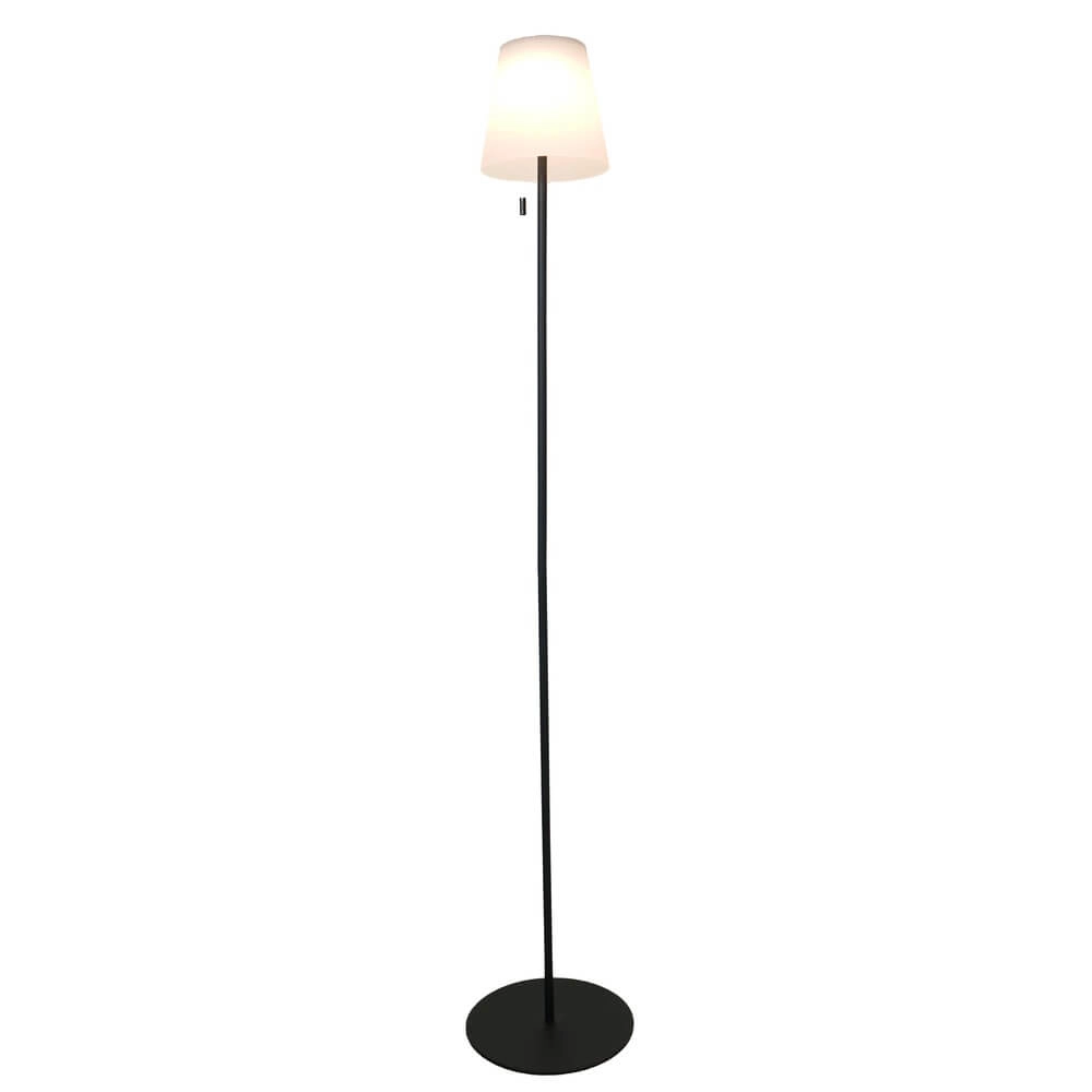 Terraslamp Scordiano zwart met wit solar Eglo 9008606355136