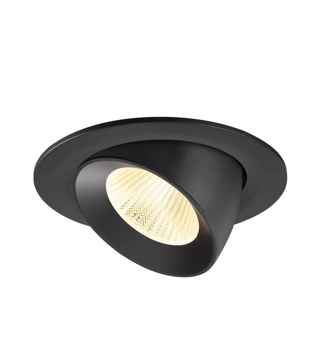 Inbouwspot Numinos Gimble L zwart 3000K - 40gr SLV 4024163310307