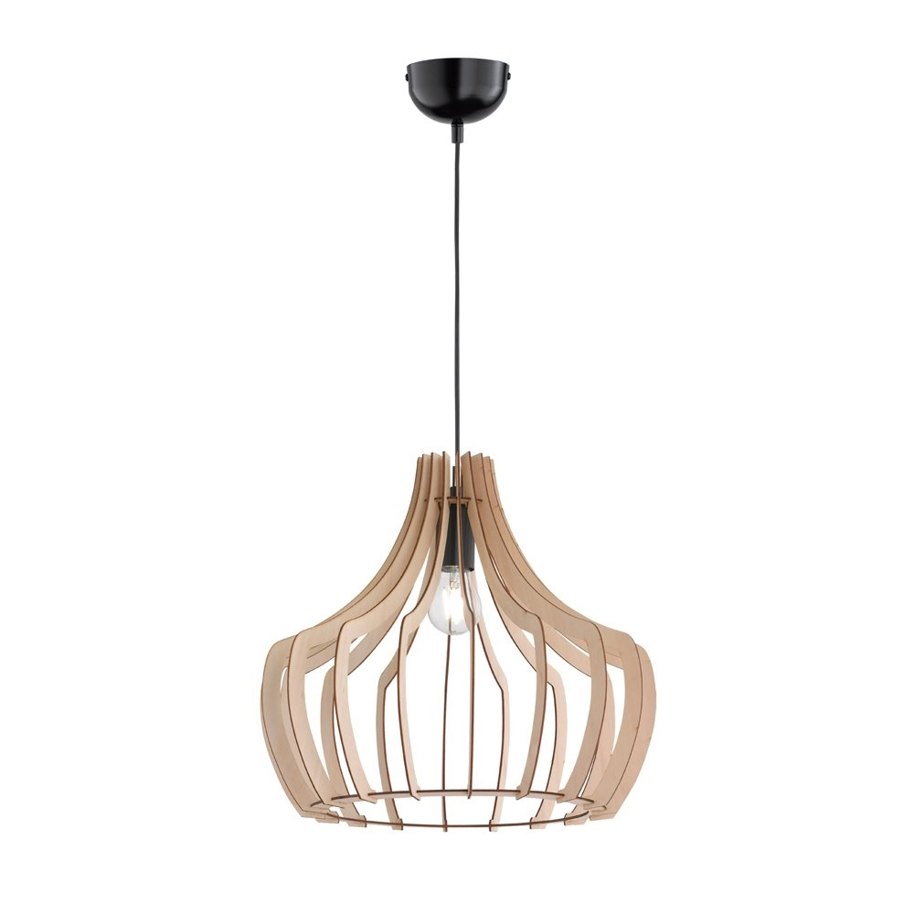 Houten design hanglamp Wood 44cm