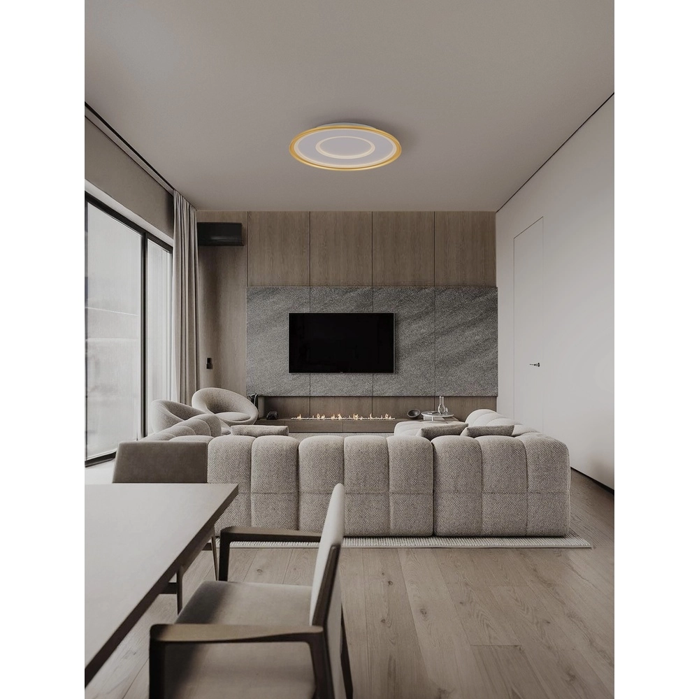 Plafondlamp Figin goud Ø 60cm Lyora 5212017465801