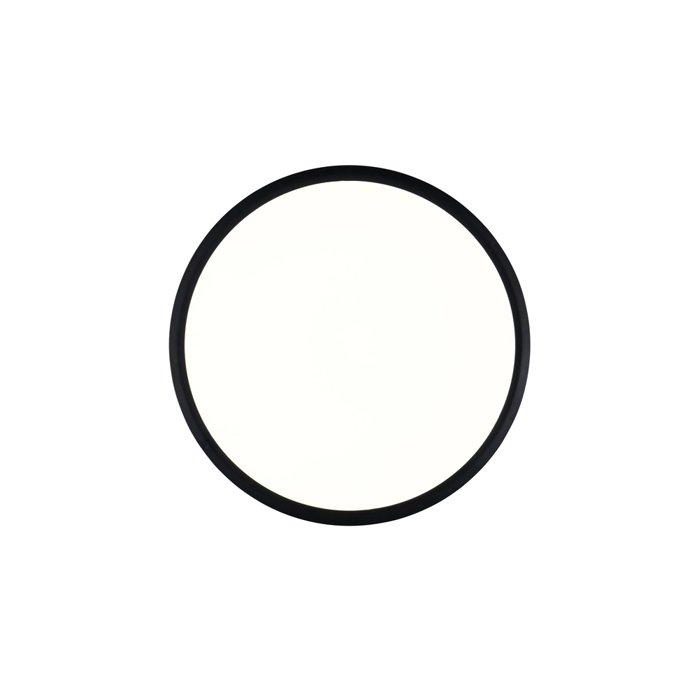 Plafonniere Draco zwart Ø 40cm Trio 4017807654493