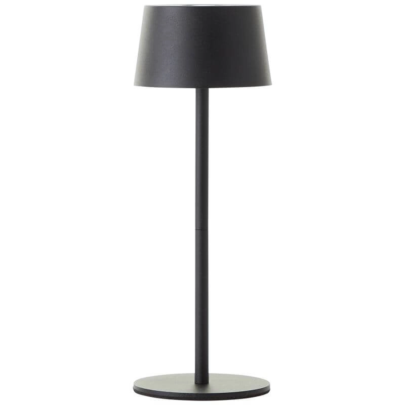 Oplaadbare tafellamp Jona zwart Brilliant 4004353449086