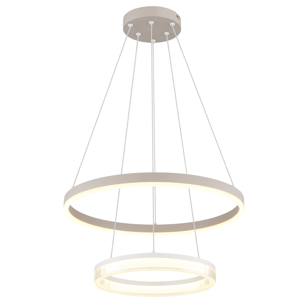 Moderne hanglamp Zara zand bruin Ø 50cm