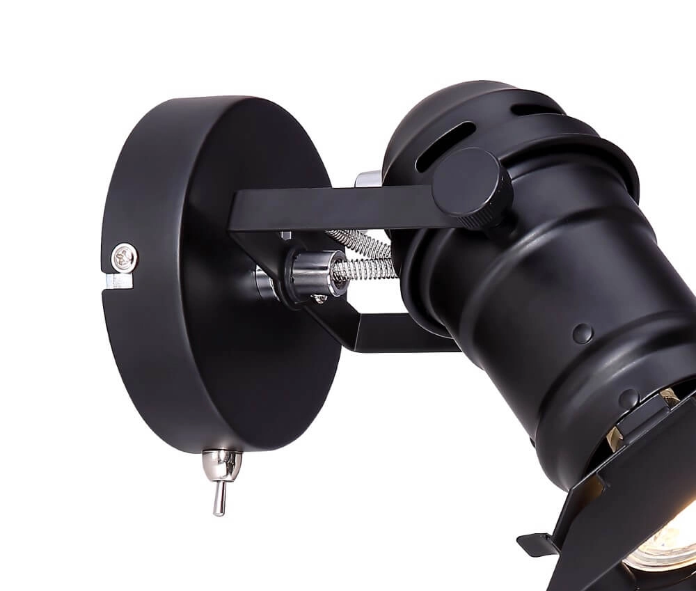 Zwarte muurspot Egon Globo 9007371386659