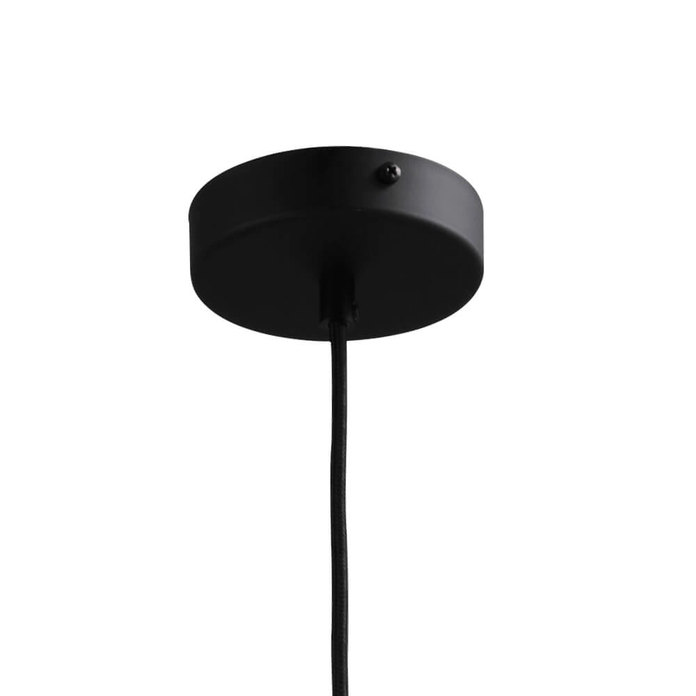 Hanglamp Ø 20cm Bella 2 Zwart met mat wit glas Masterlight 8718121334332