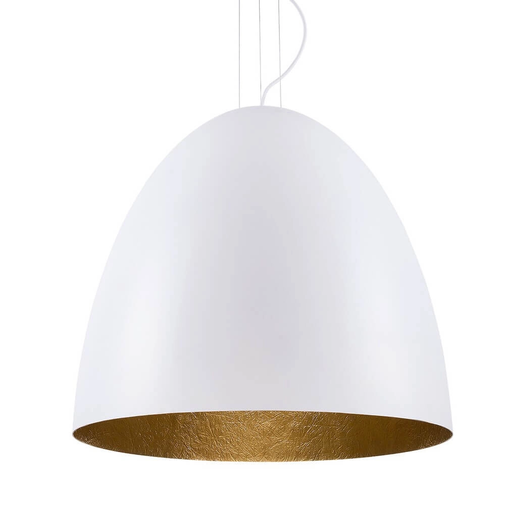 Witte hanglamp Egg L Ø 55cm Witte hanglamp Egg L Ø 55cm