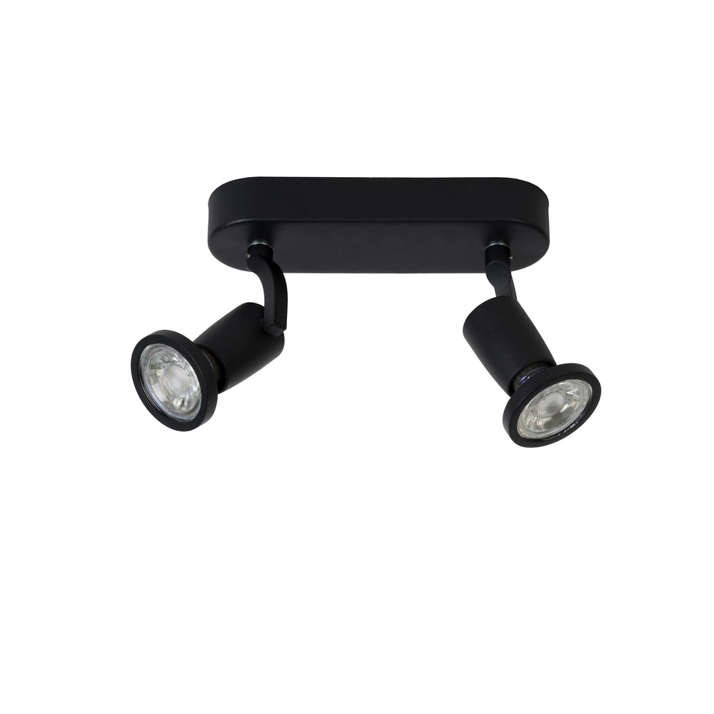 Plafondlamp Jaster-Led 2-lichts zwart