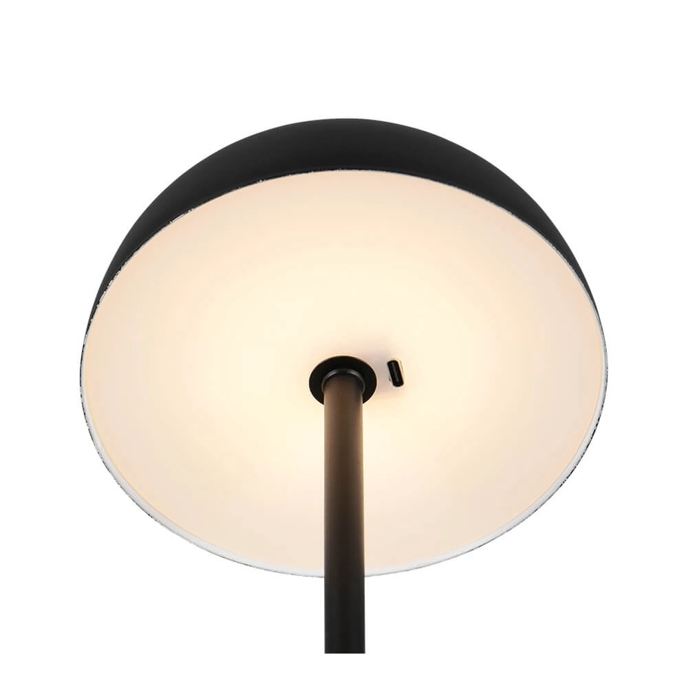 Tafellamp Munoz zwart Ø 13cm Trio 4017807640830