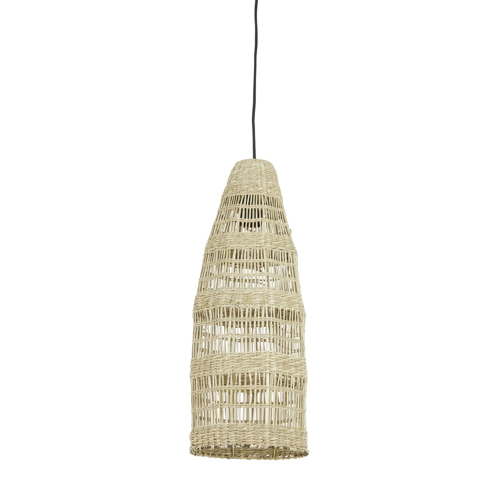 Zeegras hanglamp Latika 52cm hoog - 1x E27