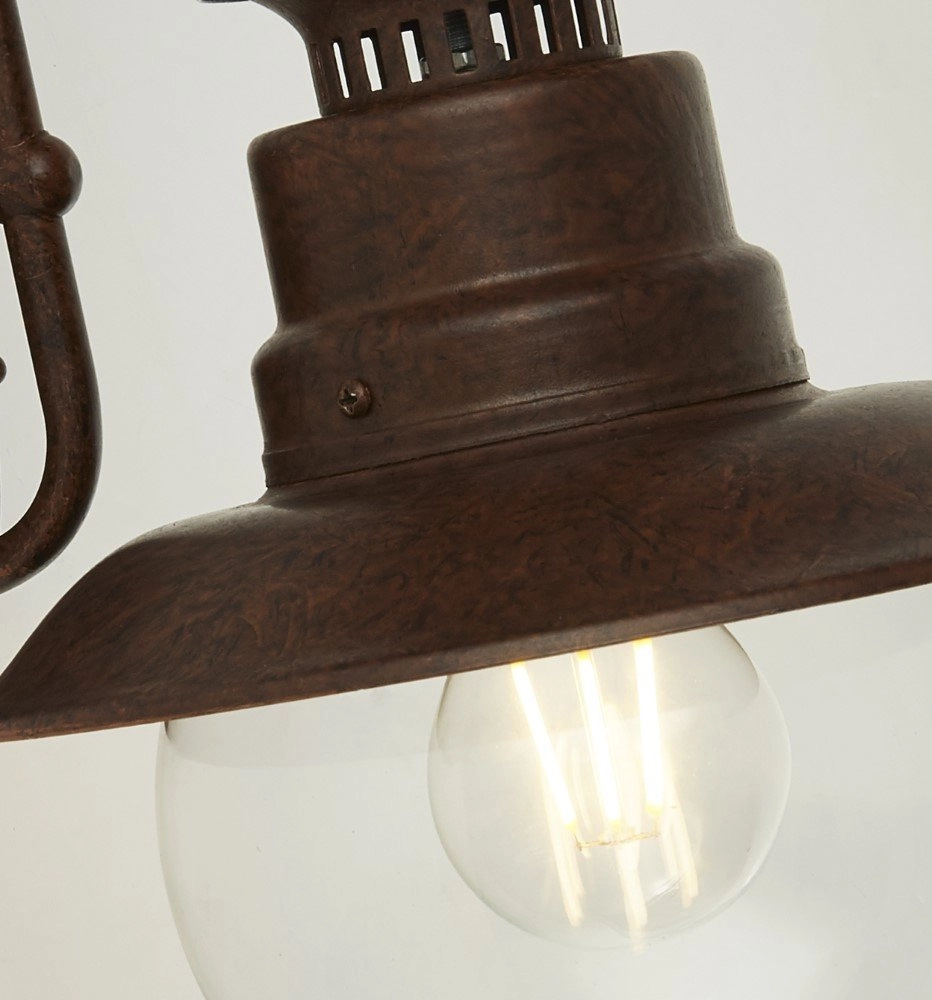 Landelijke buitenlamp Station brons bruin Searchlight 5053423163260