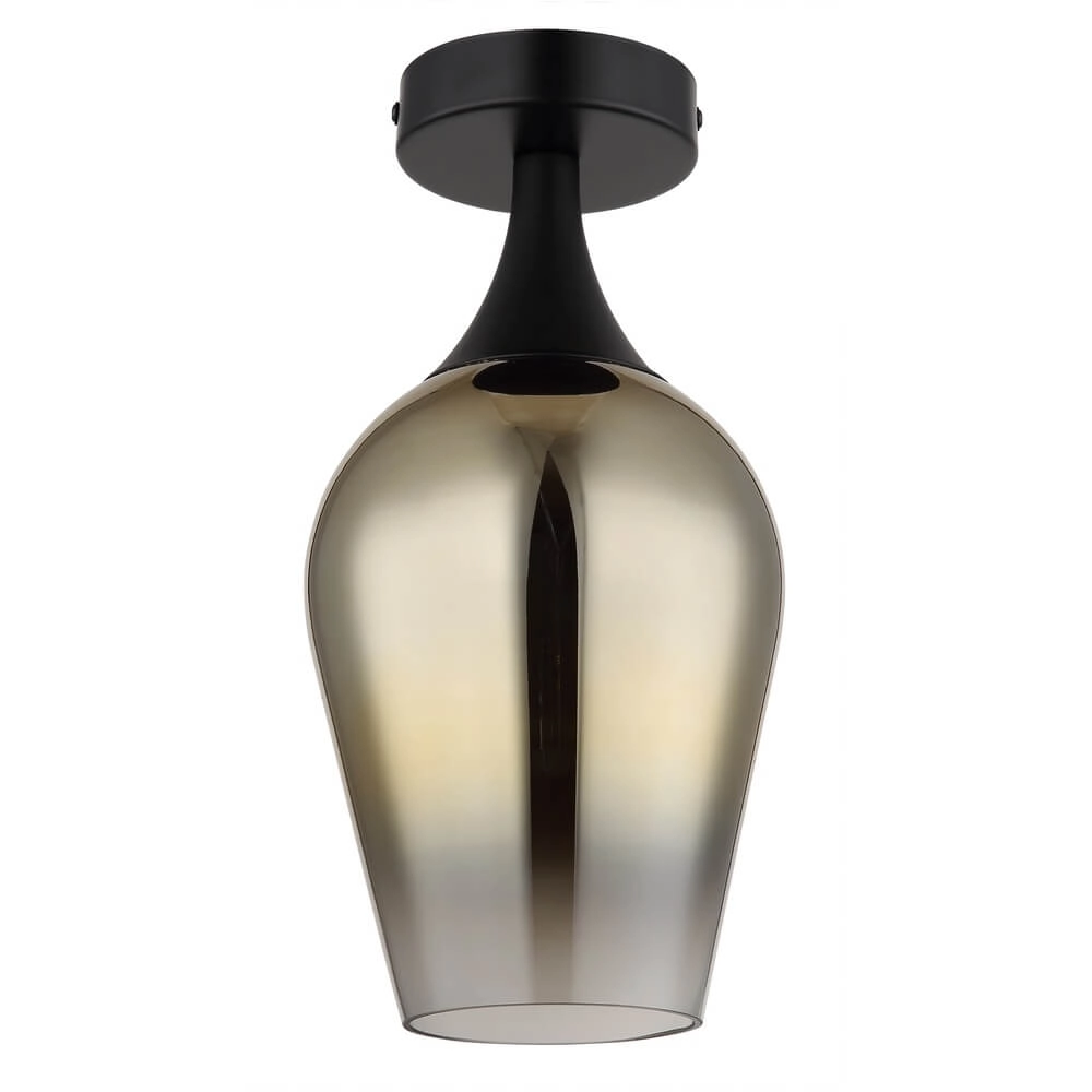 Plafondlamp Lavus groen glas Ø 15cm Globo 9007371468201