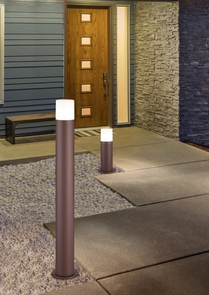 Tuinlamp Hoosic 80cm bruin Trio 4017807410570