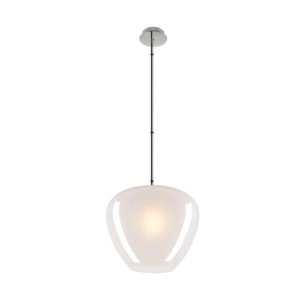 Glazen hanglamp Pantilo Ø 40cm - wit Glazen hanglamp Pantilo Ø 40cm - wit