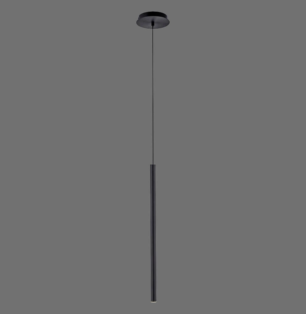Unieke hanglamp Flute 1-lichts zwart Paul Neuhaus 4012248374764