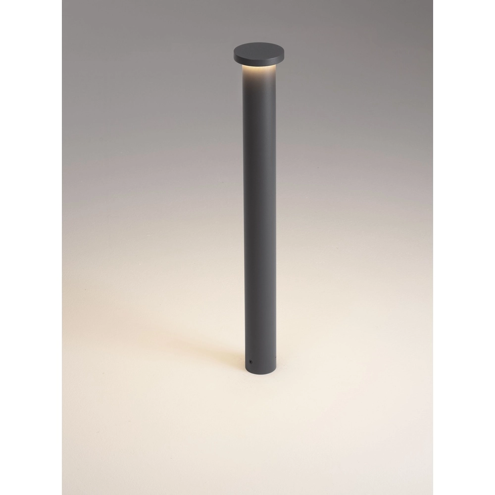 Moderne padverlichting Bast donkergrijs 65cm - 3000K