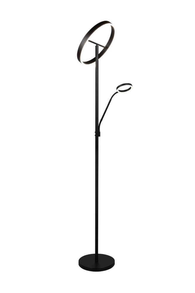 Design leeslamp Willis Zwart - 180cm Trio 4017807618112