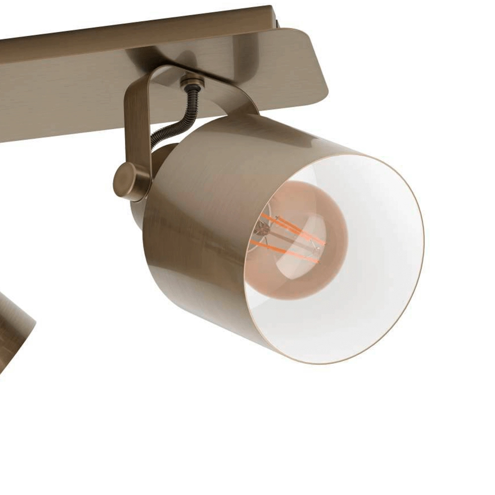 Messing plafondspot Southery 3-lichts Eglo 9002759438197