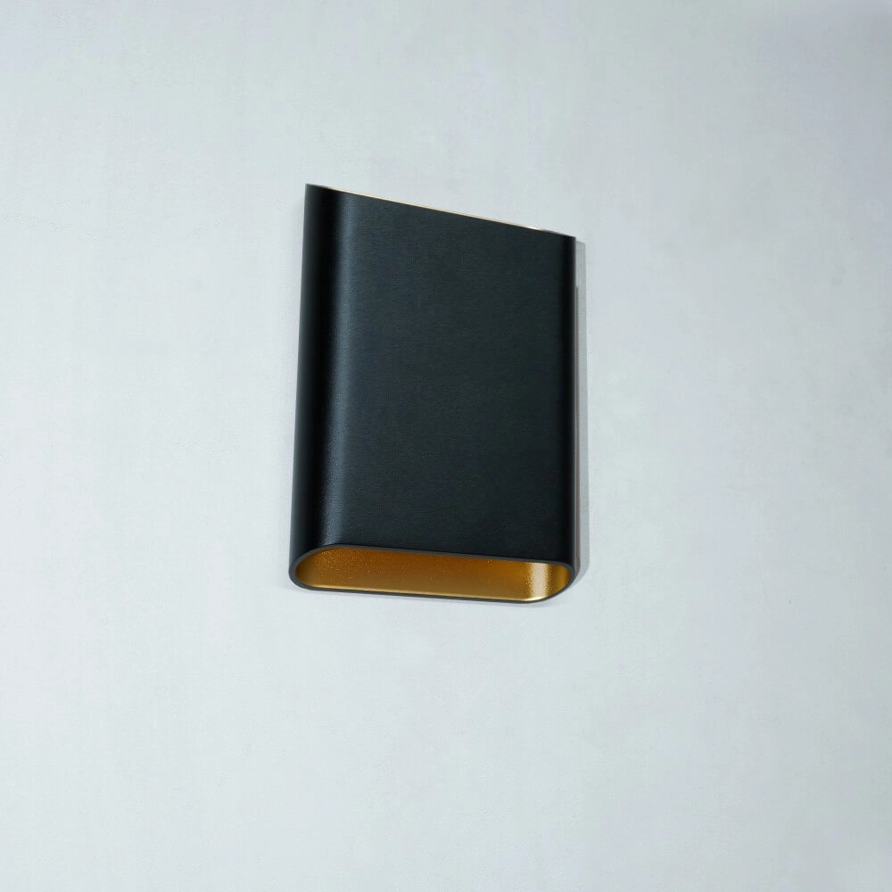 Wandlamp Diaz L Zwart met goud Artdelight 8720701100299