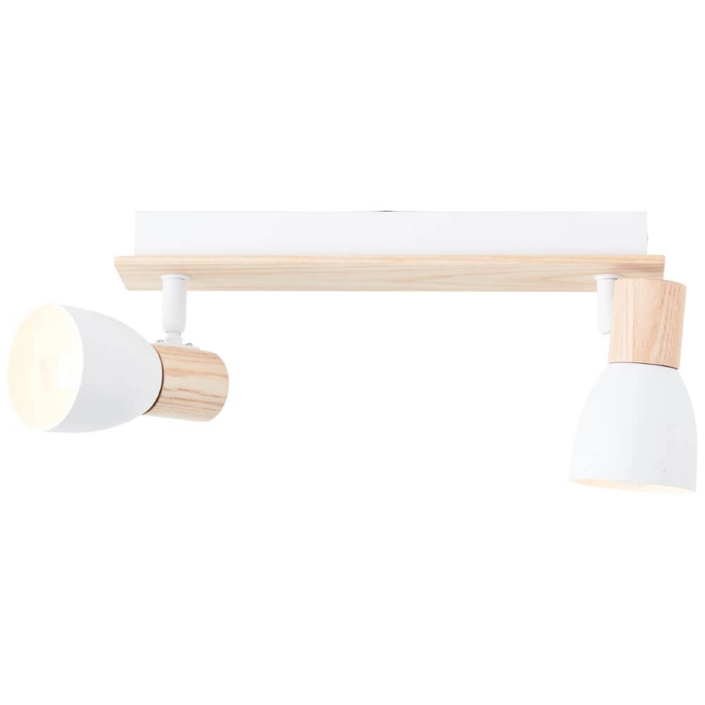 Plafondlamp Daintree 2-lichts wit Brilliant 4004353408724