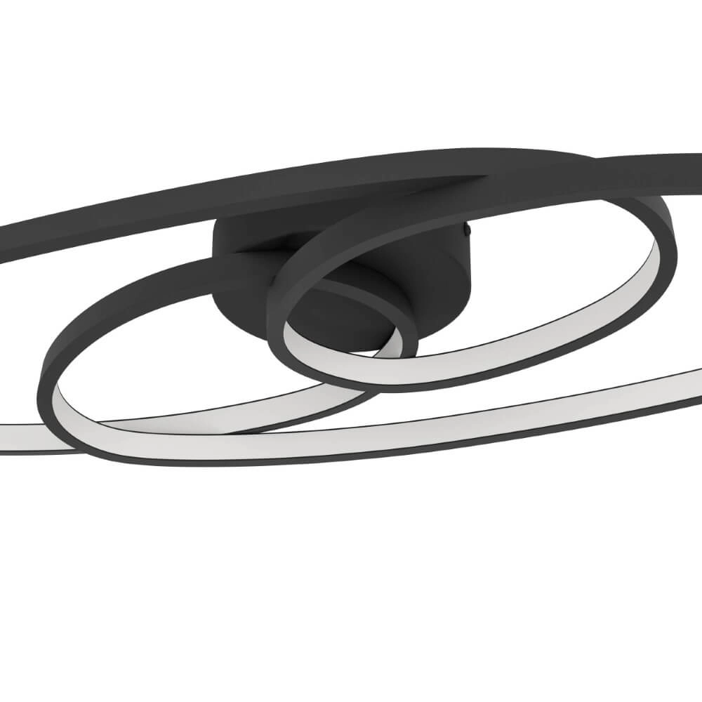 Zwarte led plafondlamp Gianella Eglo 9008606275007