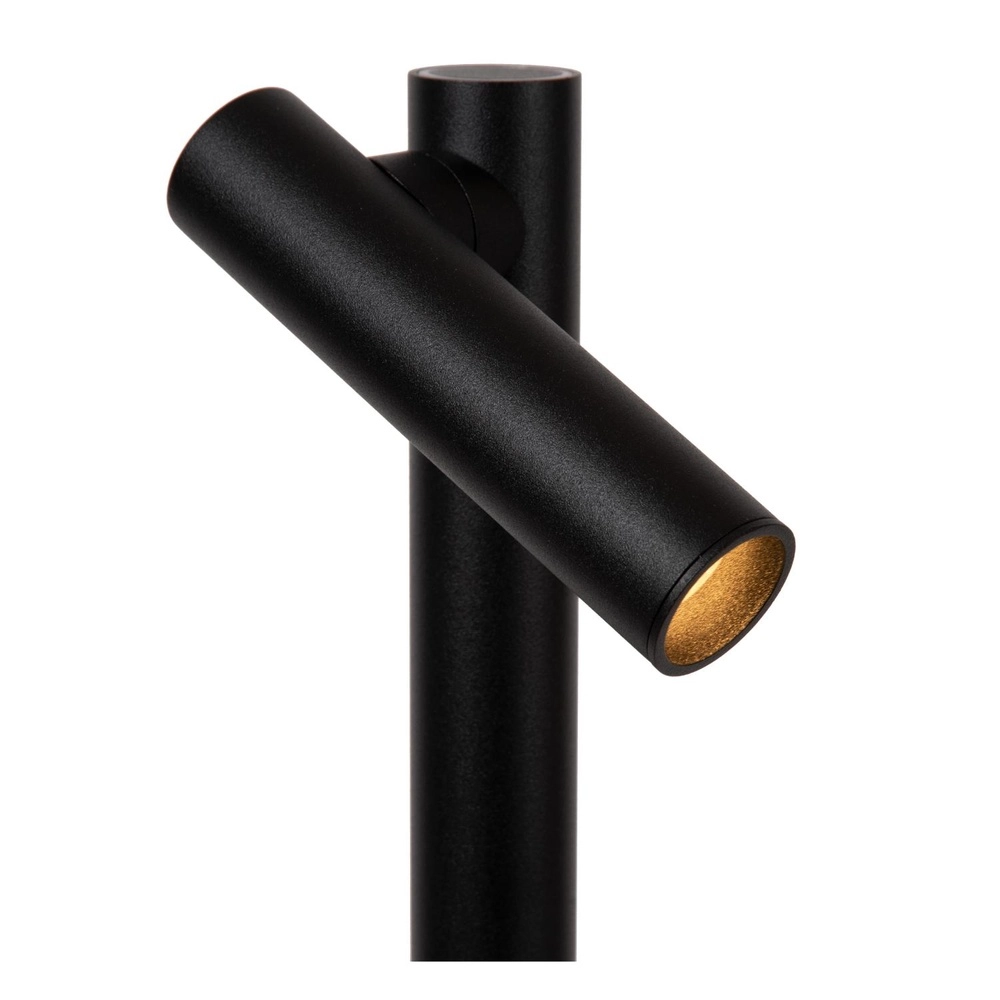 Oplaadbare leeslamp Antrim zwart IP54 Lucide 5411212272256