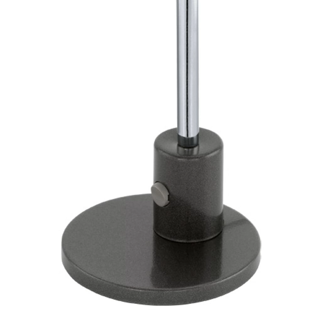 Bureaulamp Fox antraciet met chroom Eglo 9002759928735