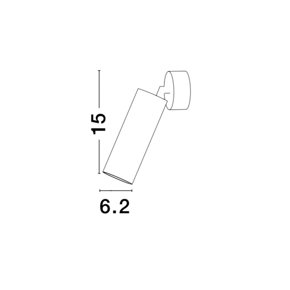 Wandspot Dexter rond wit Lyora 5212017414014