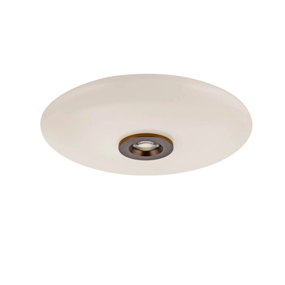 Design plafondlamp Pure Vitrum bruin Paul Neuhaus 4012248382653
