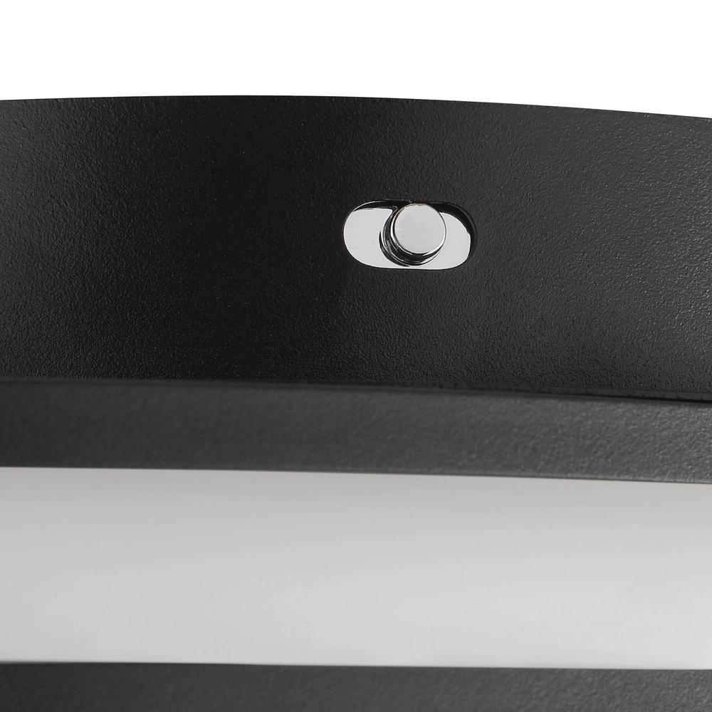 Zwarte plafondlamp Revola design Ø 40cm Brilliant 4004353477485