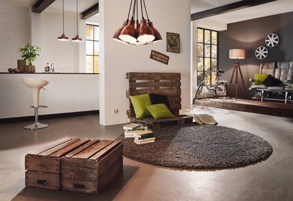 Hanglamp Auckland Bronsbruin Eglo 9002759492434