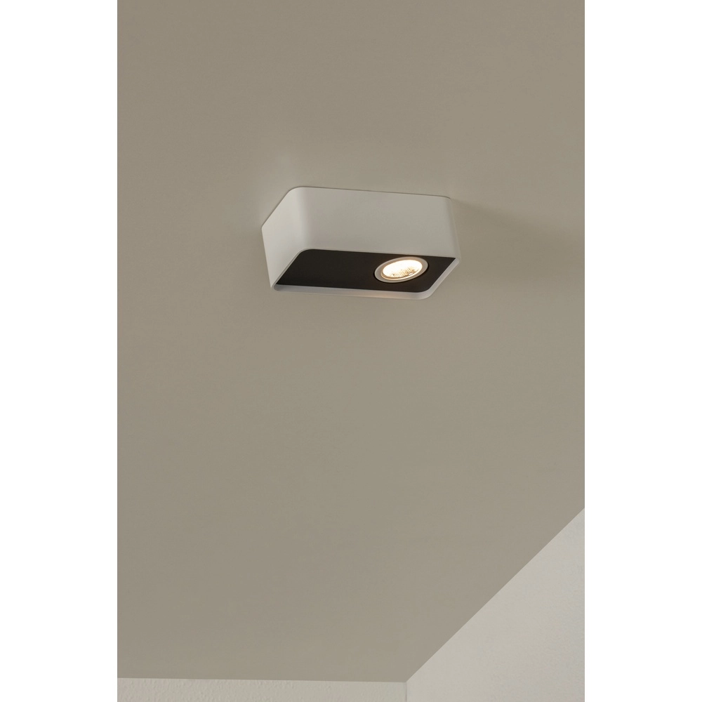 1-lichts plafondlamp Angular wit Premium by Lucide 5411212234391
