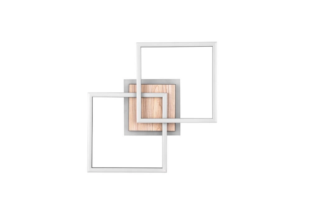 Plafondlamp Giro vierkant Trio 4017807562019