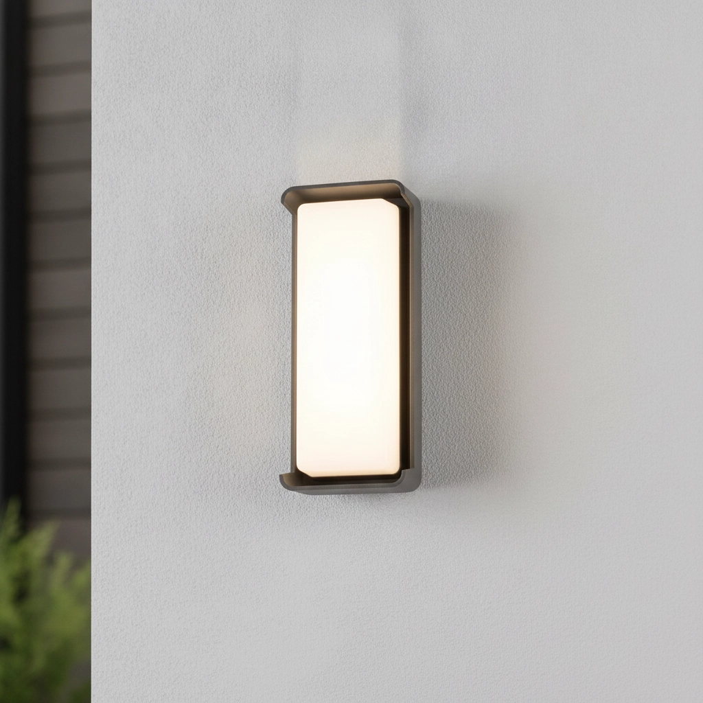Strakke buitenlamp Keen grijs