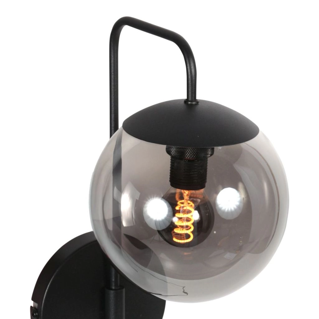 Wandlamp Bollique zwart Steinhauer 8712746184716