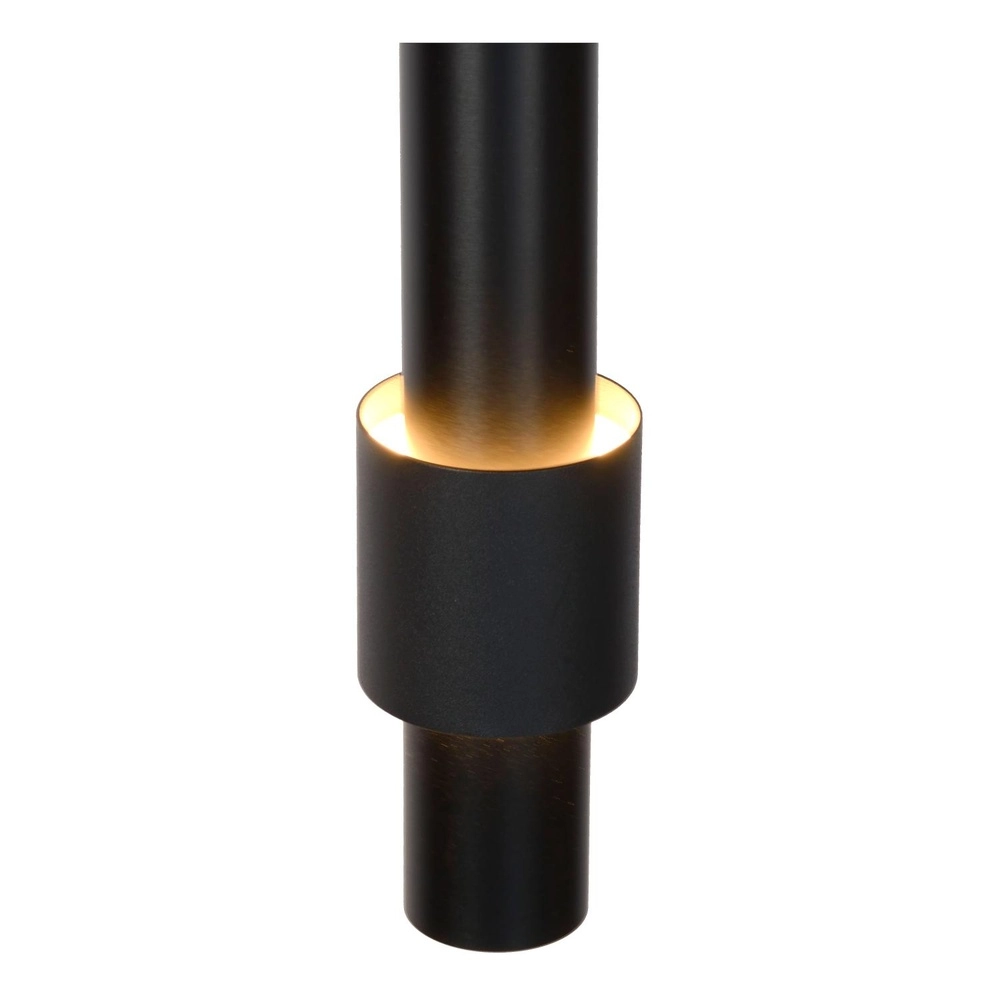 Strakke hanglamp Margary 3-lichts zwart Lucide 5411212241894