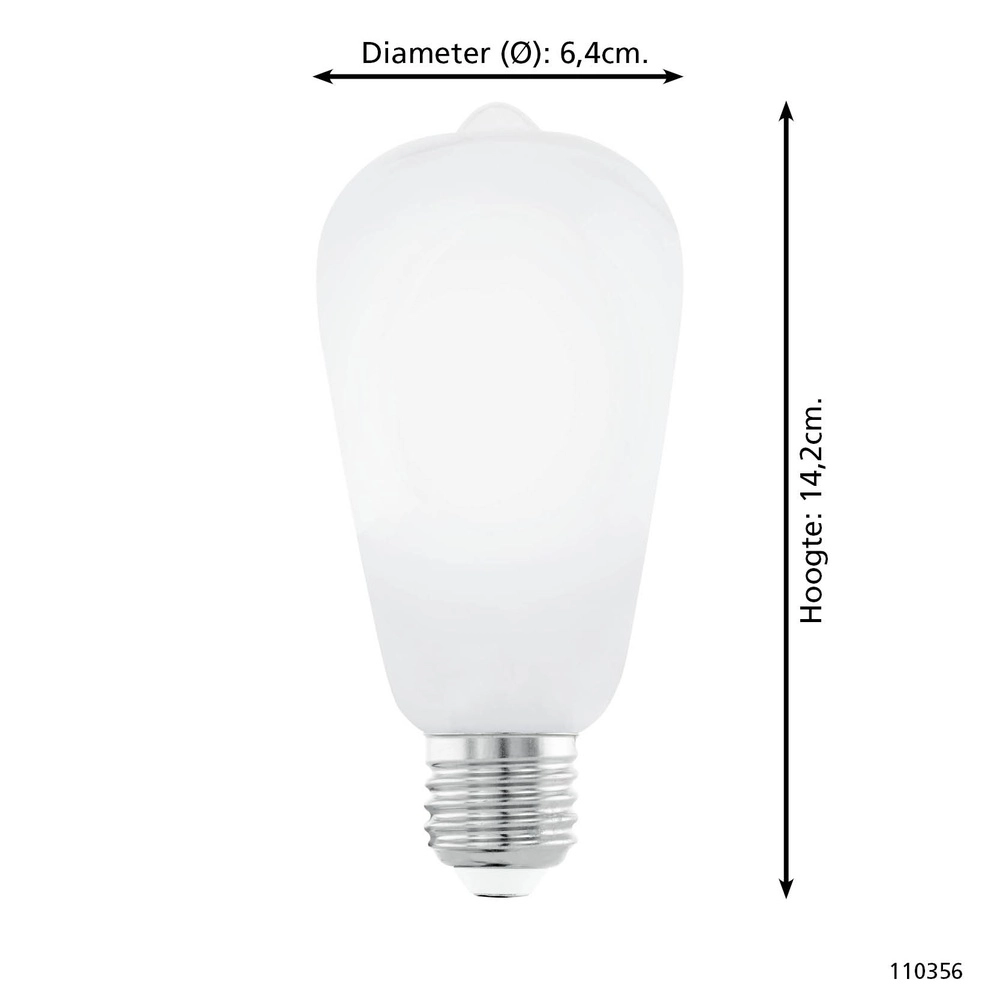 Led lampenbol Zigbee E27 7,5W - 806lm - 3000K - ST64 Eglo 9008606362080