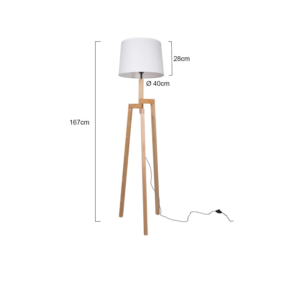 Landelijke vloerlamp Bess Steinhauer 8712746102130