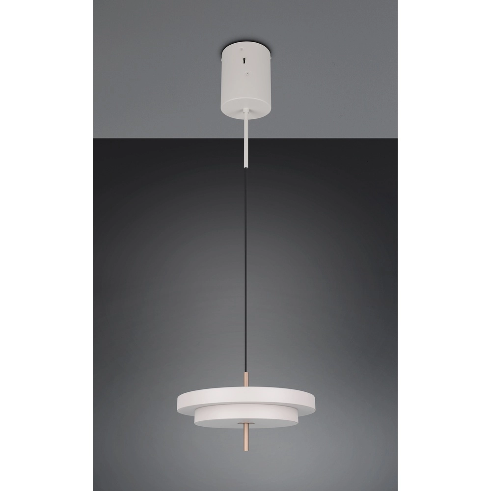 Design hanglamp Keaton wit Ø 40cm Trio 4017807653373