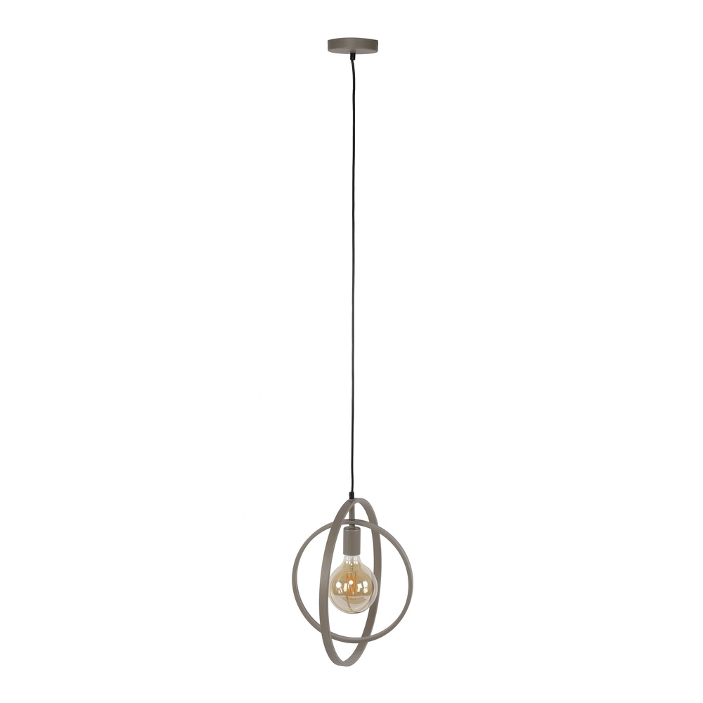 Moderne hanglamp Ø 40cm Turn zand bruin Lyora 8716803513112