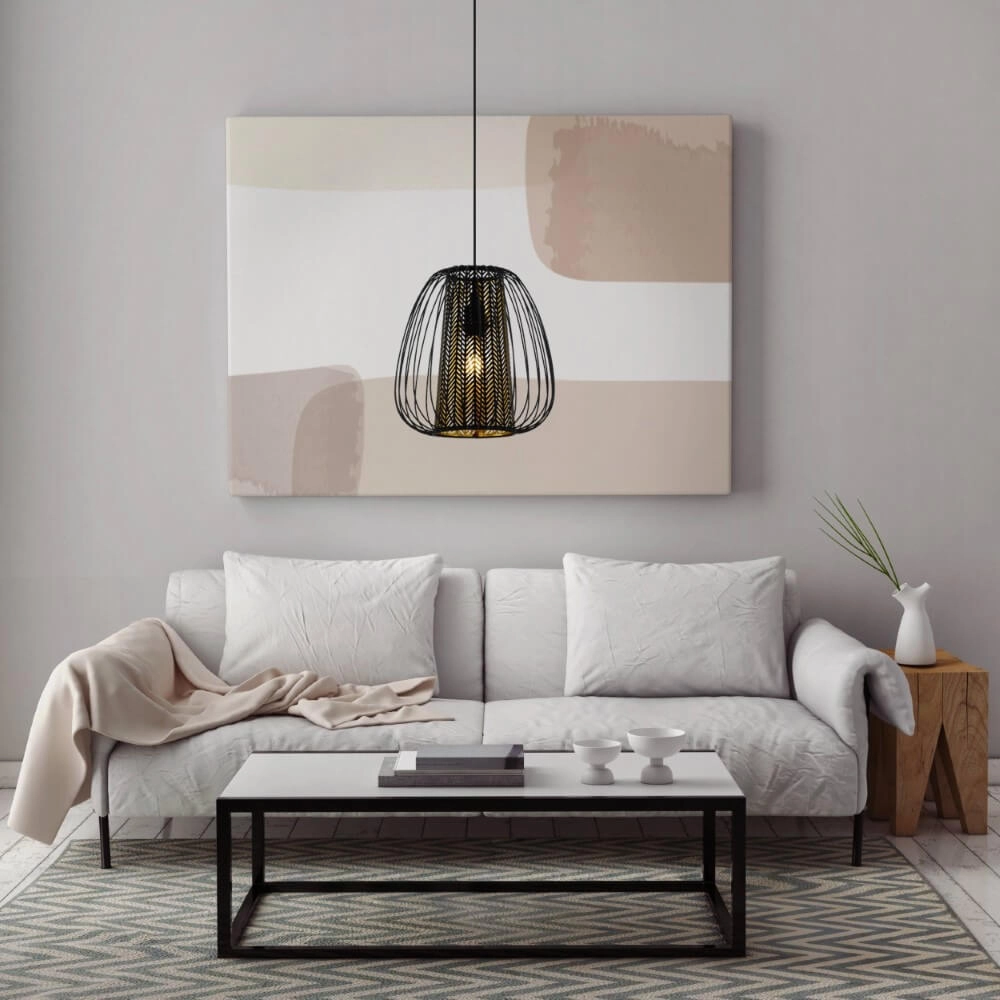 Hanglamp Curasao zwart met goud Eglo 9002759996611