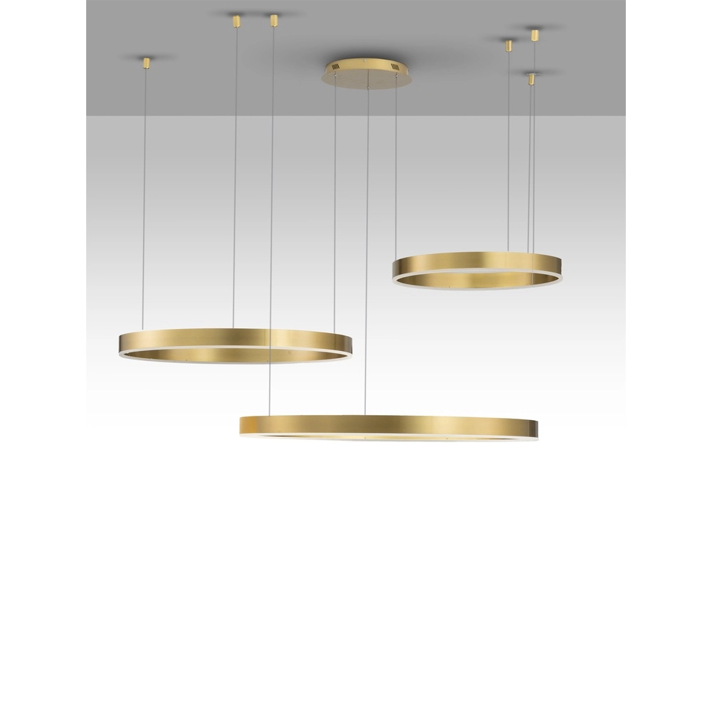 Hanglamp Motif goud multi 3000K Lyora 5212017439246