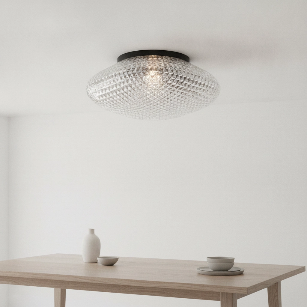 Plafondlamp Sens smoke glas